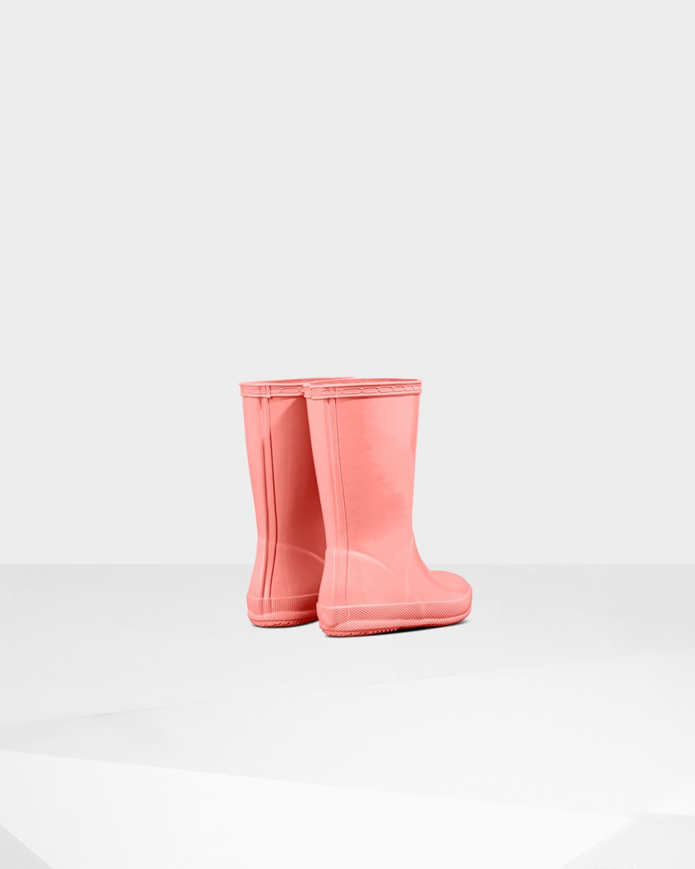 Kids Hunter Original First Classic Gloss | Rain Boots Pink | NZ-35791-IOQD